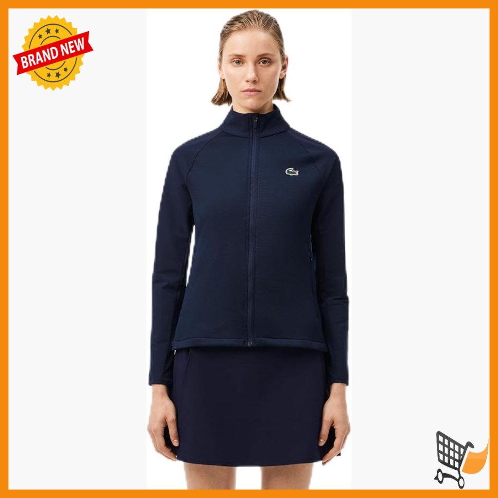 Sport Slim Fit Zip-Up Fleece Jacket For Golf & Active Wear
